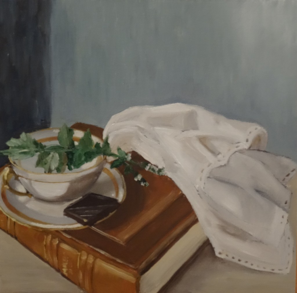 17/08/2014 : Lancelot du Lac - Huile sur toile 30 x 30 cm