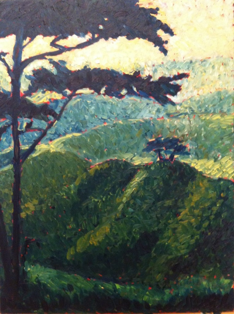 25/08/2014 : Deux Plans - Huile sur toile