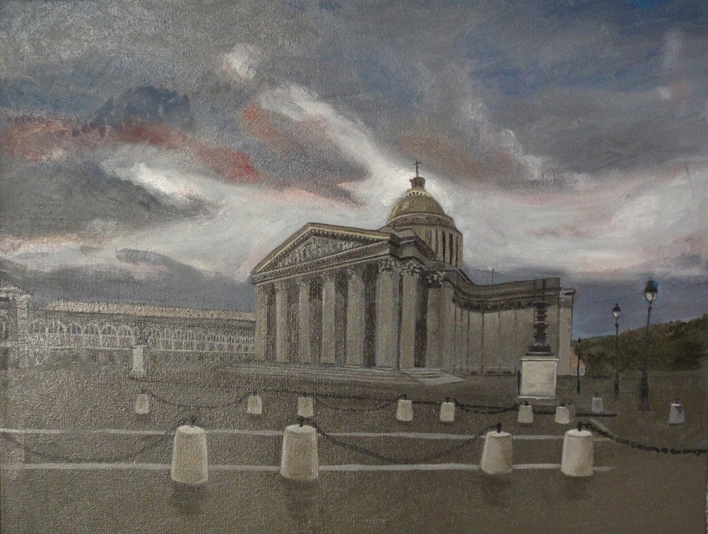 18/09/2014 : Le Panthéon - Huile sur toile