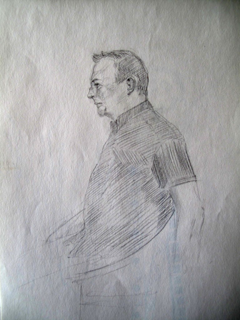 30/09/2014 : Portrait de Philippe - Dessin au crayon HB 