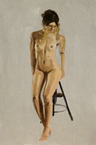 12/10/2014 : Nu - Huile sur toile 20 x 30 cm