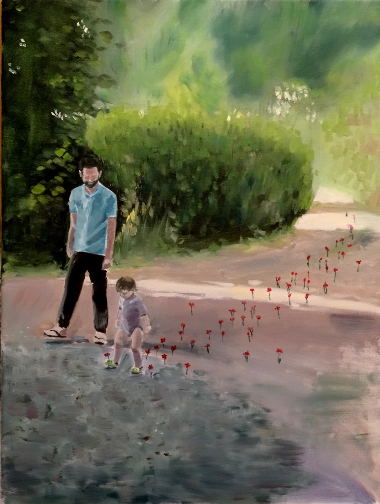 14/06/2015 La Fée - Huile sur toile 60 x 45 cm