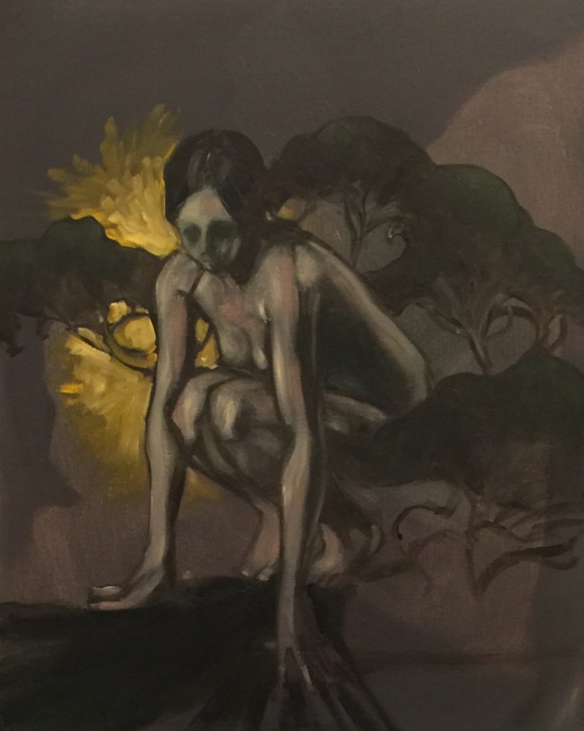 16/10/2015 : Créature - huile sur toile 50 x 40 cm